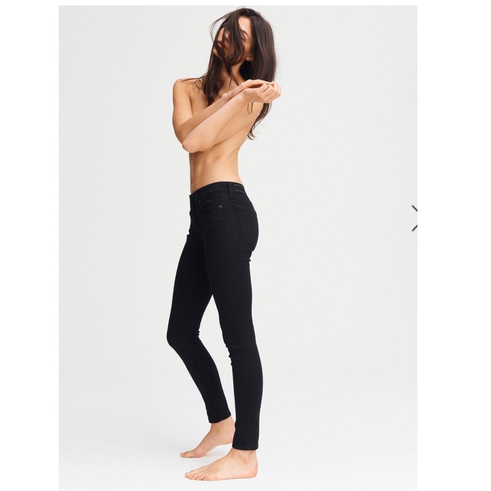 Rag & bone mid rise skinny jeans